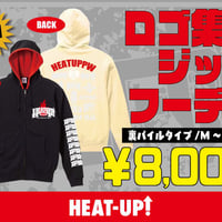 ロゴ集結ジップフーディ