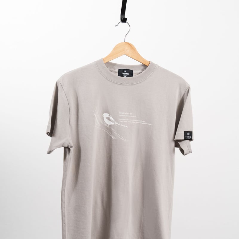 オリジナルTシャツ【シマエナガ】 Long-tailed Tit CLOUD GRAY オリジナルTシャツ【シマエナガ】 Long-tailed Tit CLOUD GRAY
