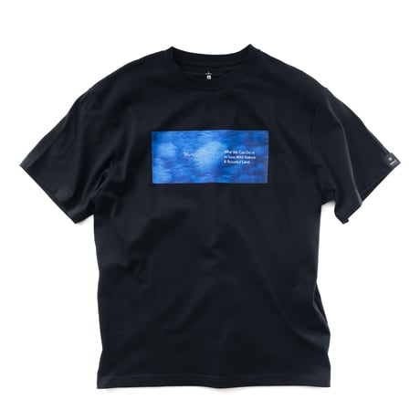 Tシャツ【ウミネコ】Black-tailed Gull NIGHT BLACK