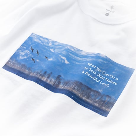 Tシャツ【コクガン】Brant Goose SNOW WHITE