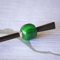 緑玉　万筋　蜻蛉玉簪