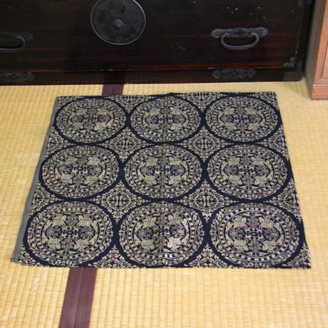 狩猟紋　先染織　木綿風呂敷