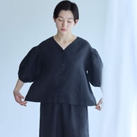 fog linen work エライザ トップ ブラック