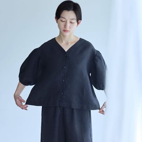 fog linen work エライザ トップ ブラック