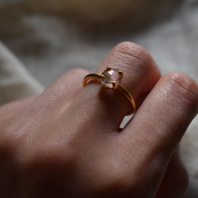 ストーンリング ウォーターメロントルマリン | pivoine