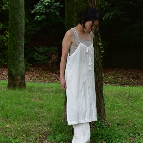 doux bleu バテンレースキャミワンピース