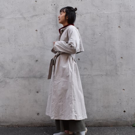 tita  天日ワッシャークルーネックコート