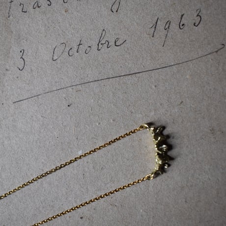 Nakamura Nazuki kinmokusei necklace brass
