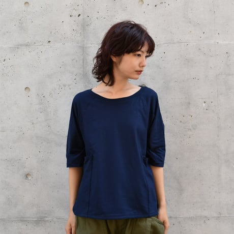 UNIVERSAL TISSU 接触冷感天竺ラグランTシャツ