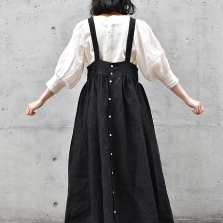 tita ロングエプロンワンピース