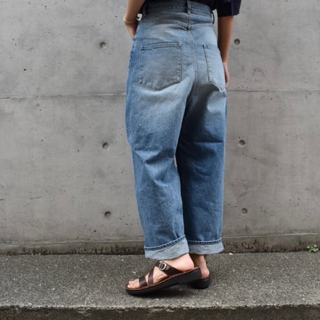 tumugu 12ozヴィンテージデニムワイドパンツ