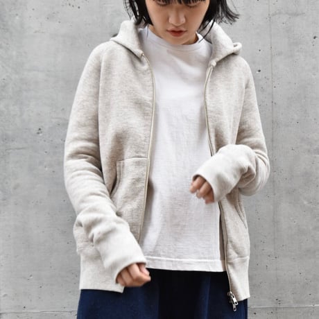 【予約販売】AIR ROOM PRODUCTS ヤクウールミックス吊り編み裏起毛パーカ