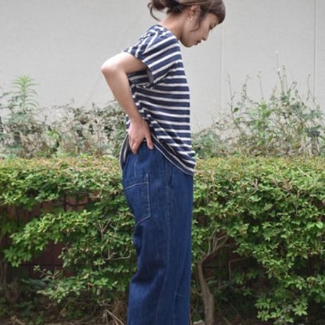 DIARIES リネンボーダープルオーバー