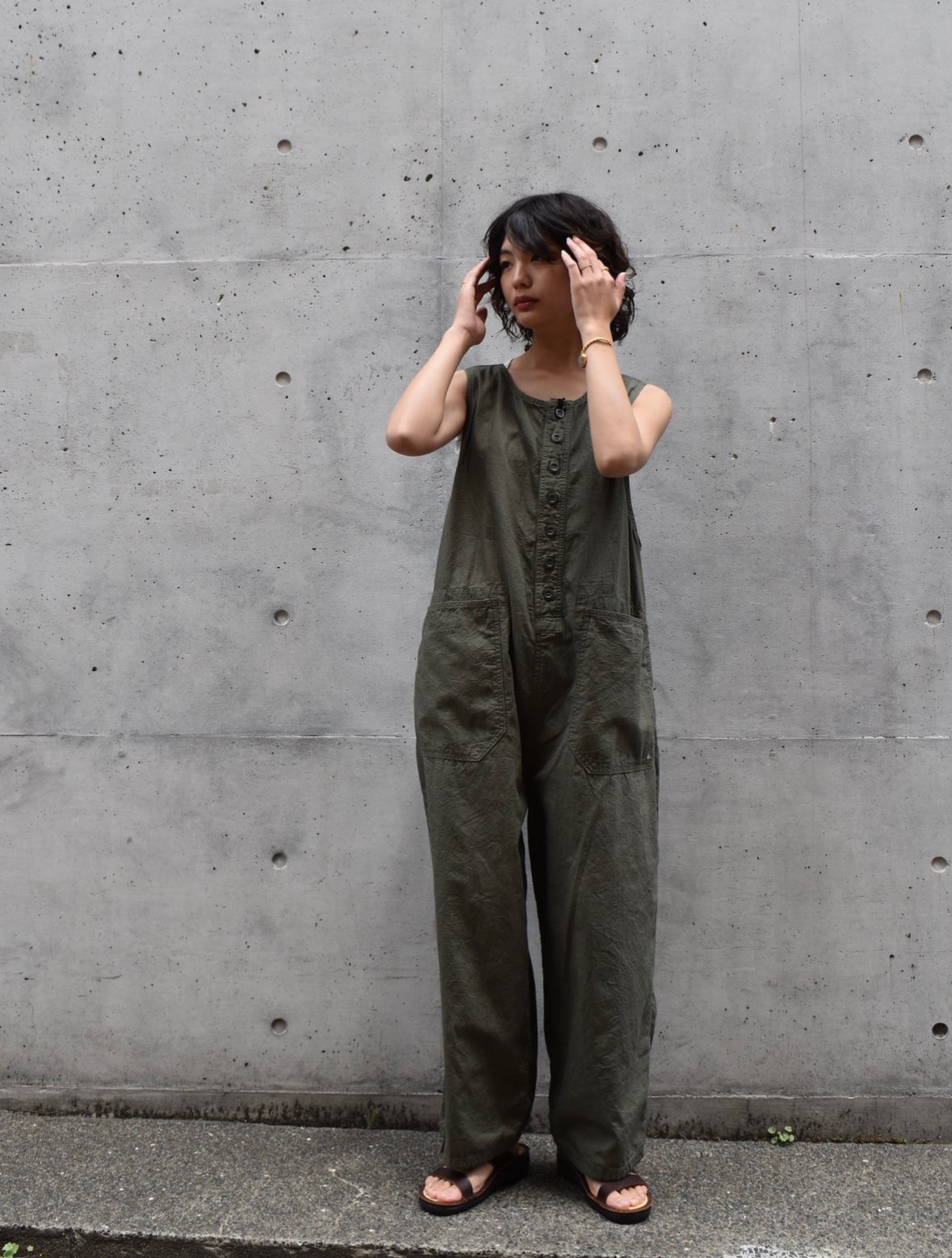 8月中旬再入荷】Brocante バトーサロペット | pivoine