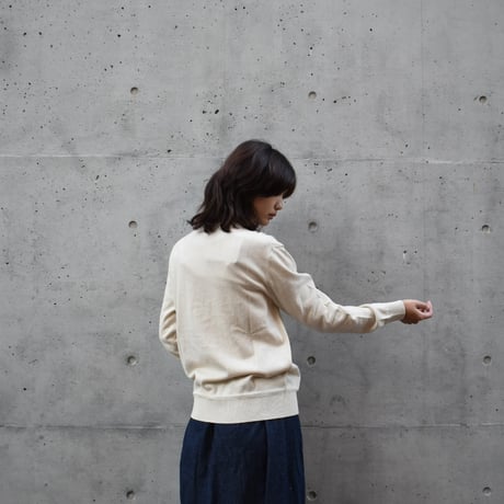 sisam オーガニックコットンリブタートルネックトップ