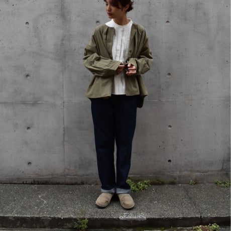 DIARIES デニムタックテーパードパンツ