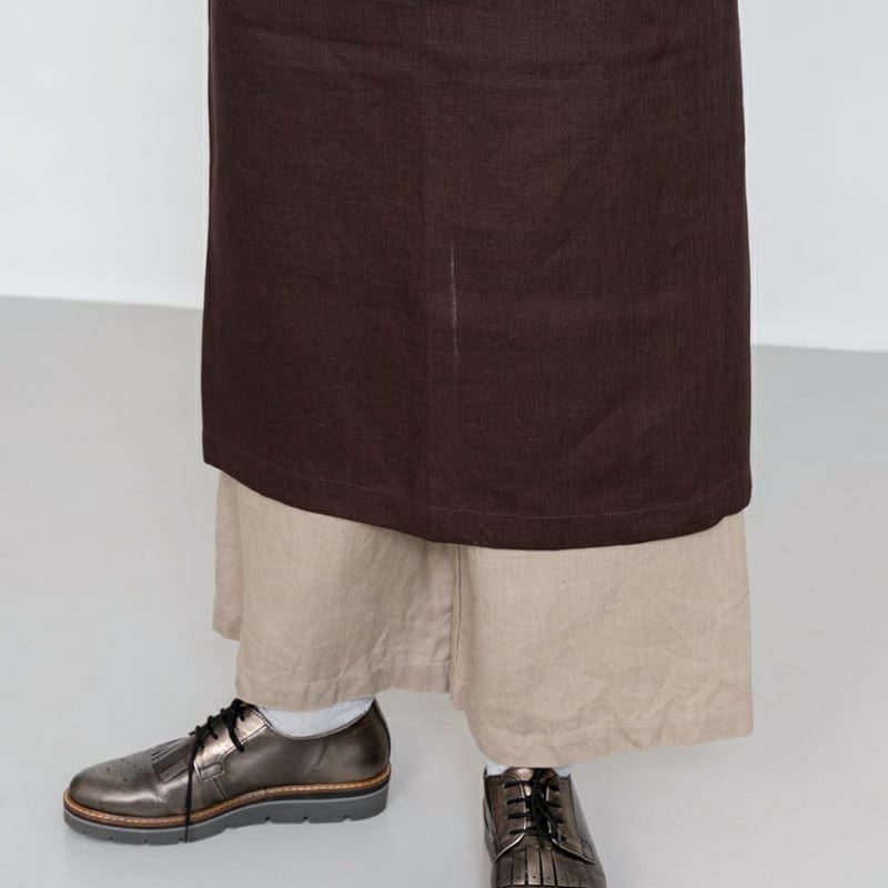 fog linen work フルエプロン | pivoine
