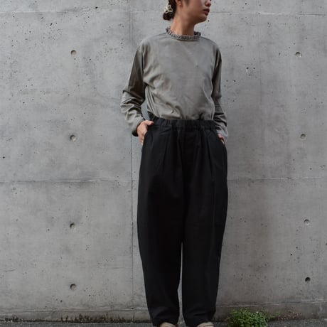 LUEUF シフォンフリルプルオーバー
