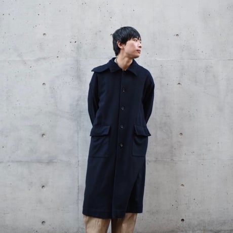 UNIVERSAL TISSU スタンドカラーコート
