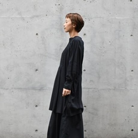 doux bleu インドレースチュニックブラウス