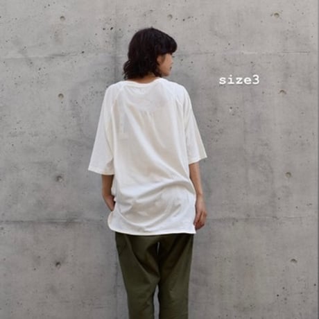 UNIVERSAL TISSU 接触冷感天竺ラグランTシャツ