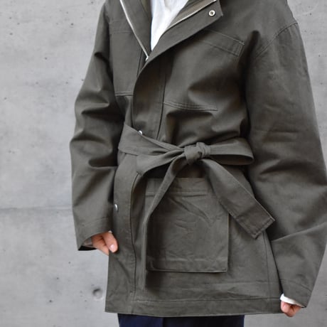 UNIVERSAL TISSU コットンリネンツイル ファティーグブルゾン