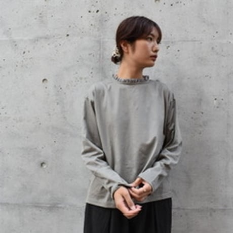 LUEUF シフォンフリルプルオーバー