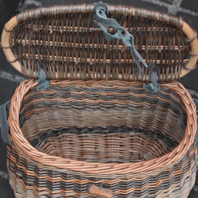 ヴィンテージ  かご VINTAGE - ワイヤーバスケット アイアン製 かご アンティーク フランス