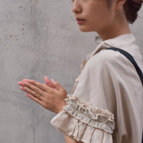 SEVEN コットン クラシック天竺 フリル Tシャツ