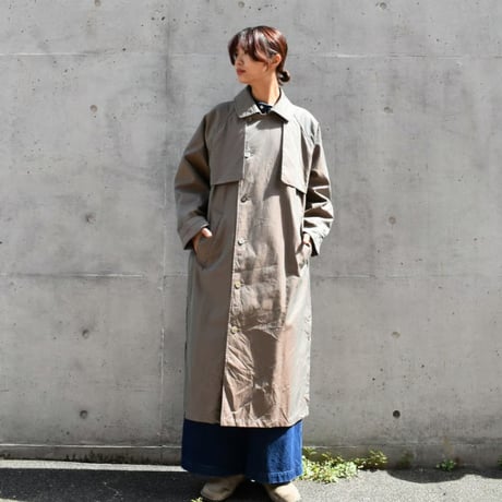 TISSU High Density ツイルコットン エフォートレス トレンチコート