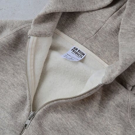 【予約販売】AIR ROOM PRODUCTS ヤクウールミックス吊り編み裏起毛パーカ