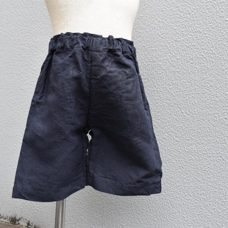 tita 和紙ハーフリネンパンツ kids