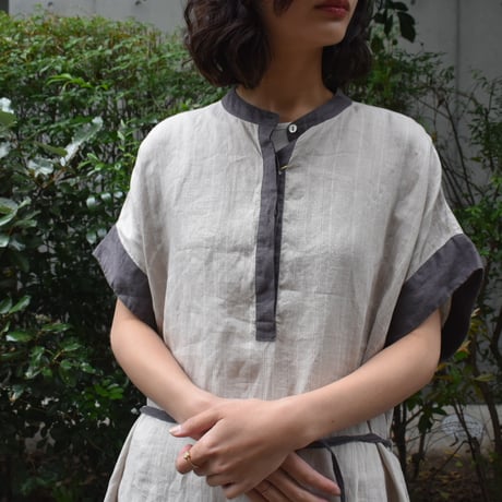 nuu 比翼カラーワンピース