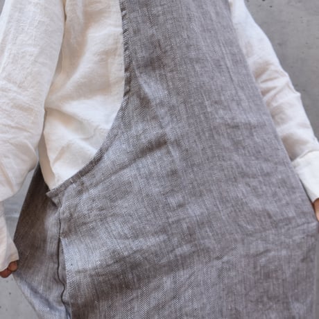 リネンフルエプロン