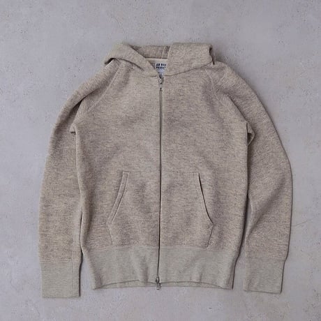 【予約販売】AIR ROOM PRODUCTS ヤクウールミックス吊り編み裏起毛パーカ