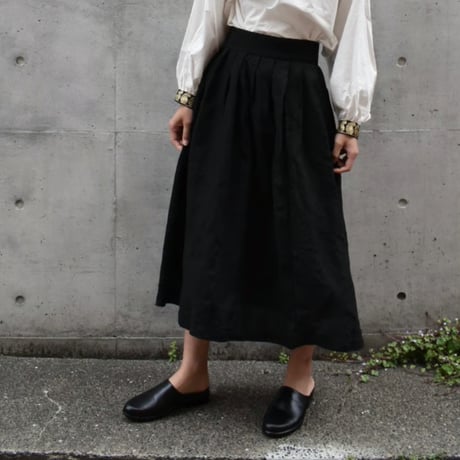 tita リネンタックスカート