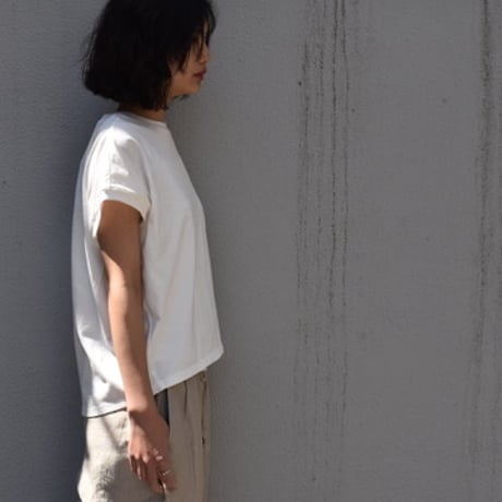 TISSU クラシック天竺コクーンTシャツ