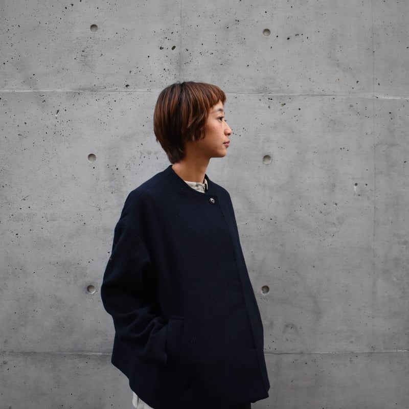 Hands of creation サキソニーノーカラーショートジャケット | pivoine