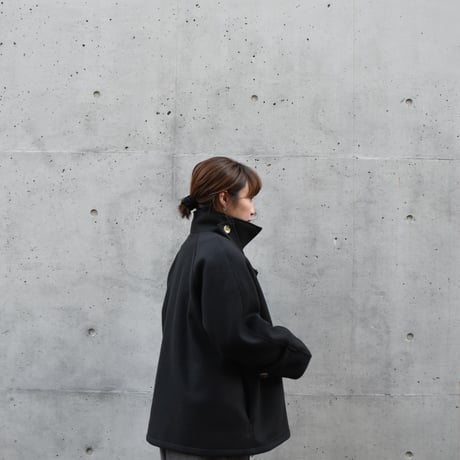 【予約販売】tita ウールスタンドカラーショートコート