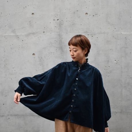 UNIVERSAL TISSU 親子コーデュロイシャーリングブラウス