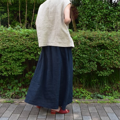 DAYS 東炊きリネンギャザースカート