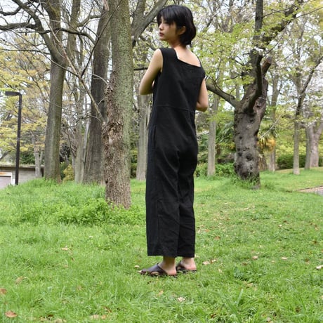 tita スクエアネックオールインワン