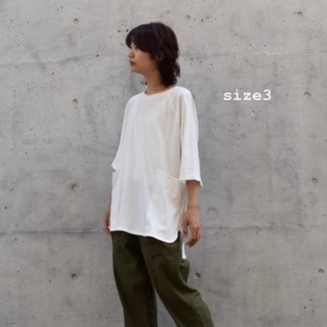 UNIVERSAL TISSU 接触冷感天竺ラグランTシャツ