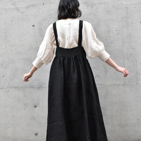 tita ロングエプロンワンピース