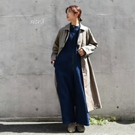 TISSU High Density ツイルコットン エフォートレス トレンチコート