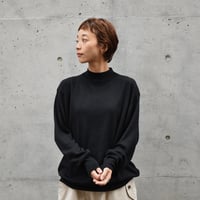 doux bleu コットンシルクカシミアプルオーバー