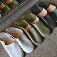モロッコ バブーシュ 無地 メンズ