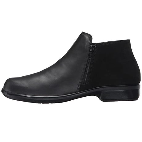 NAOT  HELM  Black Suede Comb.