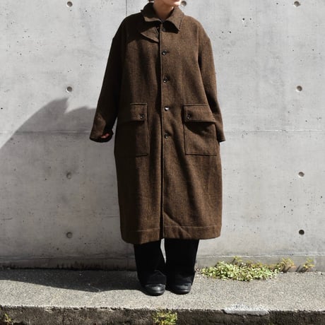 UNIVERSAL TISSU スタンドカラーコート