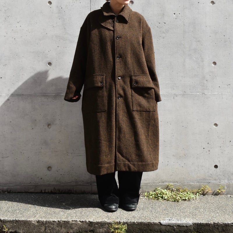 UNIVERSAL TISSU スタンドカラーコート | pivoine